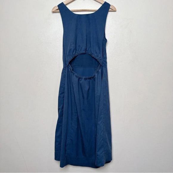 Kit And Ace Womens 10 Sublime Open Back Sleeveless Dress In Navy - Picture 16 of 16